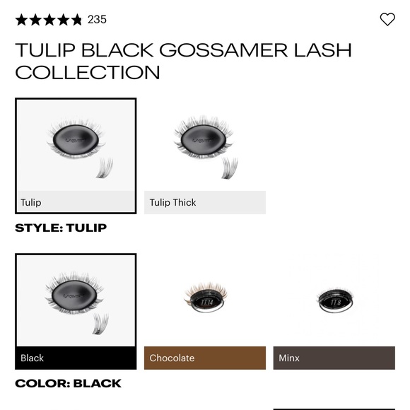 NEW LASHIFY Tulip Gossamer Refills - 12 mm - set of three - Picture 4 of 10